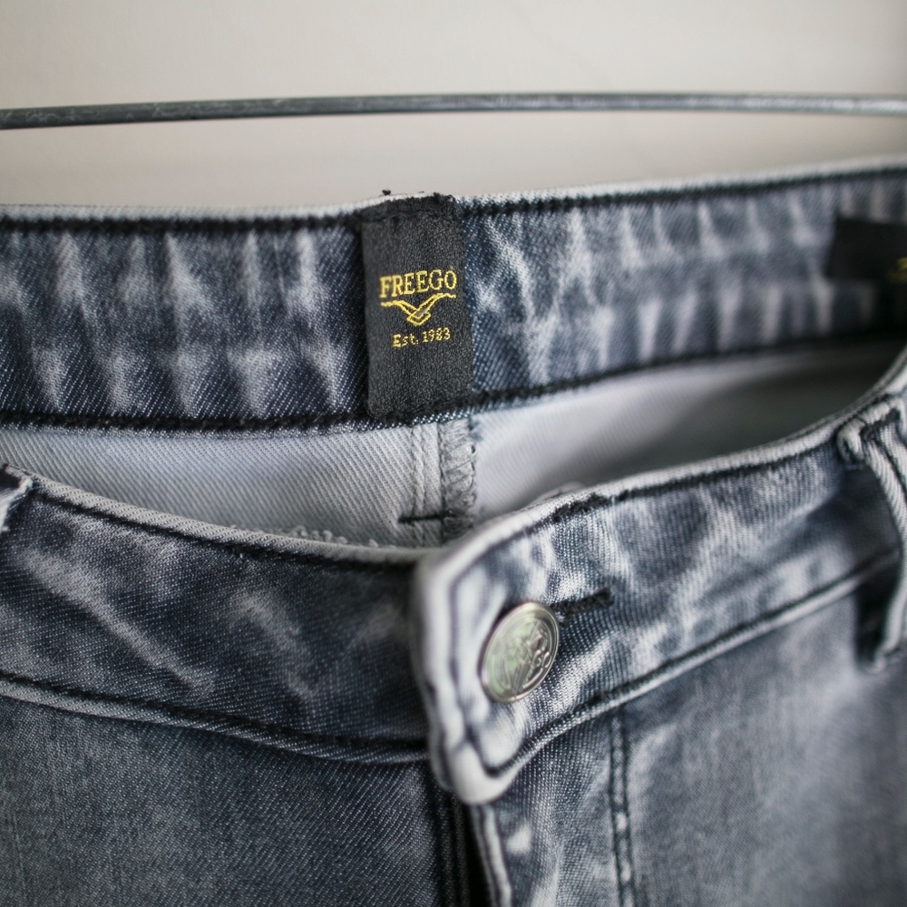 Freego Grey Low Slim Jeggings